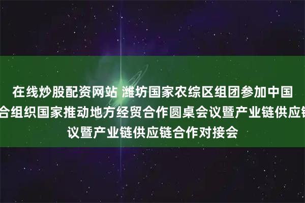 在线炒股配资网站 潍坊国家农综区组团参加中国（山东）-上合组织国家推动地方经贸合作圆桌会议暨产业链供应链合作对接会